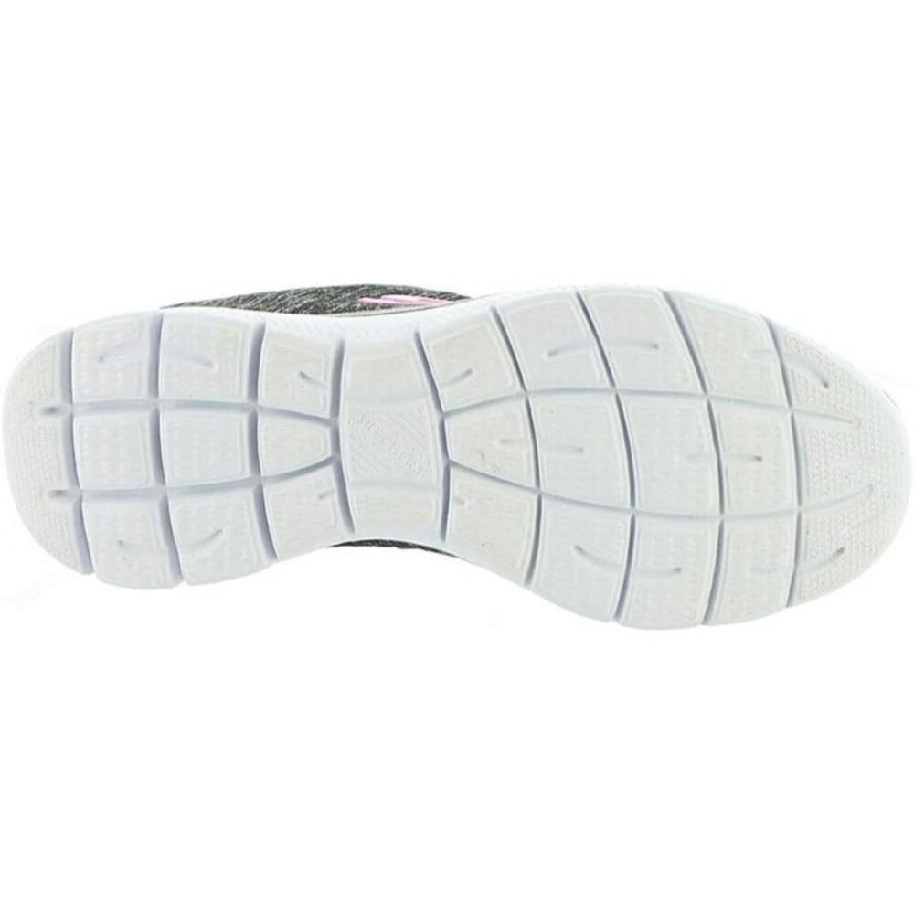 Women's Black/Light Blue 100% Synthetic Summits Quick Getaway Sneakers - Picture 5 of 9
